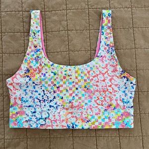 Fabletics Daisy Print Sports bra